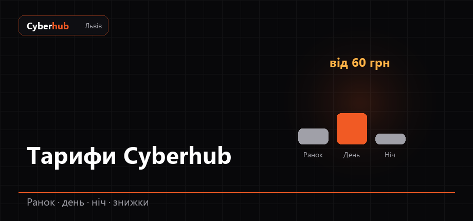 Ціни на автосимулятор Cyberhub Львів